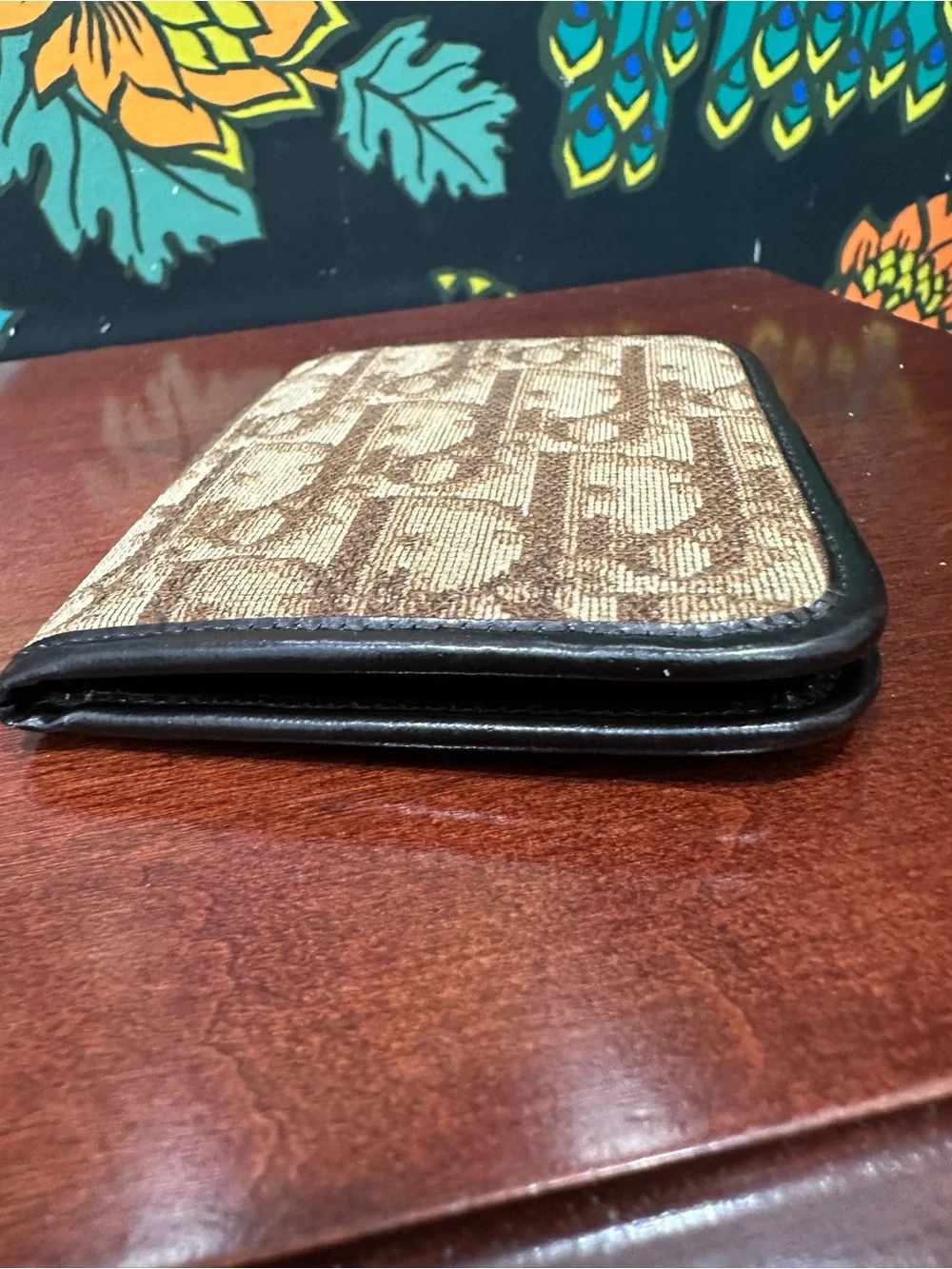 Vintage Christian Dior Trotter Monogram Wallet Organizer Made in France
